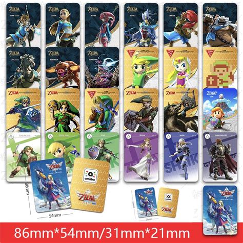 new 24pcs zelda botw amiibo nfc pvc tag c|[ LIVE] Testing my 24 new NFC Amiibo cards in BotW .